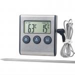 Instant Read Digital Meat BBQ Cooking Thermometer With Stainless Steel Probe for sale