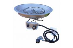 China 120000 BTU Drop In Fire Pit Pan 480mm  Round Fire Pit Ash Pan supplier