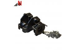 China 2 Ton Lifting Equipment Manual Plain Trolley With Solid Steel supplier