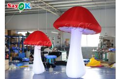 China Red 2m Oxford  Inflatable Mushroom Model For Advertising supplier