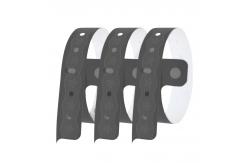 China Plastic Vinyl Personalised Event Wristbands Secure Elastic Reflective supplier