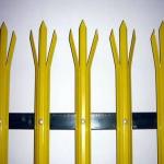 Hot Cold Rolled Metal Security W Section Palisade Fence Residential for sale