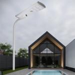 Waterproof Solar Street Light 6000k 200w 800w With Human Sensing DC 6V