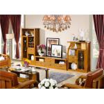 modern Zingana solid wood comibined cabinet TV stand furniture for sale