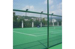 China ISO9001 Garden BWG14-BWG27 6ft Tall Chain Link Fence Panels With Barbed Wire supplier
