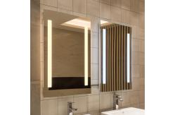 China Touch Switch Large Illuminated Bathroom Mirror Modern Anti Mist Bathroom Mirror supplier
