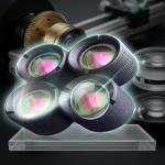 Laser 14.5mm 850nm 21mm LED Collimator Lens Metal Glass