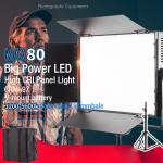 MAX80 Dual CCT Panel LED Studio Lights 120 Degree Metallic Engineering Plastic Body Frame for sale