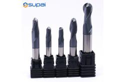 China 45hrc Roughing Ball Nose End Mill Nano Coating For Metal supplier