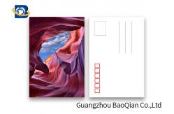 China Landscape Lenticular Postcards Printing , 3D Printing Images PET / PP Material supplier