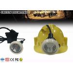 IP68 Rechargeable Led Headlight , 4000 Lux Corded Hard Hat Light Rechargeable for sale