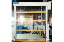 China                  Transparent Factory Fast Roller Shutter Automatic PVC High Speed Doors              supplier