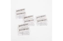 China Basic Plastic Child Safe Pencil Sharpener 8mm Hole supplier