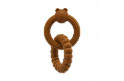 China Food Grade Custom Baby Teething Toy With Cute Silicone Soft Glue supplier