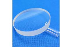 China High-purity Circular Ultra-clear Borosilicate Glass Plate supplier