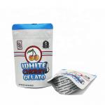 Resealable Gravure Printed Foil Pouches 0.125oz Flat Bottom Pouch for sale