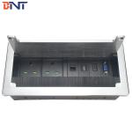 lid buffer  design desk flip up outlet  with double universal power BF803 for sale