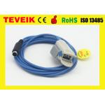 DIN 7pin Reusable Spo2 Sensor , Adult Finger Clip Schiller Spo2 Sensor for sale
