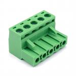 10A Female Panel Mounted Plug-In Terminal Block With PA66 Housing for sale