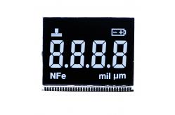 China Metal PIN LCD Digital Display / HTN Positive Transflective Segment LCD Display supplier