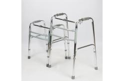China 76cm Height Lightweight Aluminum Walker For Elderly Easy To Fold Walking Aids supplier