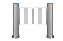 China Cylindrical Speed Lane Turnstile Gate Strong Light and High Temperature Resistance supplier
