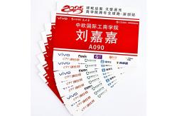 China Tyvek Race Bib Numbers - Customizable Screen Printed 0.5mm supplier