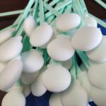 Disposable Lint Free Big Round Head Foam Swab Sponge for Cleaning for sale