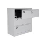 Office School A4 A3 FC Folder Three Drawer Filing Cabinet
