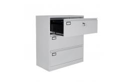 China Office School A4 A3 FC Folder Three Drawer Filing Cabinet supplier