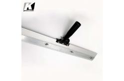 China SS304 Sliver Notched Floor Squeegee , Aluminum Alloy Squeegee Knockdown Knife supplier