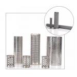 2mm 3 5 6 8mm Perforated Filter Tube Round Hole 304 316 Stainless Steel Metal for sale