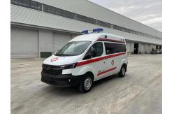 China 85kw Engine Power Emergency Ambulance Car With Rear Drum Brake System supplier