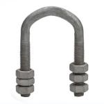 35KN Electric Power Fittings HDG U Bolt 80MM - 140MM
