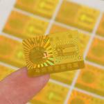 Anti Radar 3D PET Film Security Hologram Sticker
