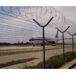 Powder Coated Airport Fencing 50*200mm Y Type Post Security for sale