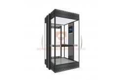 China Panorama Elevator Car Design , Machine Elevator Parts With Frame supplier