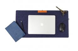 China Ergonomic Thick Felt Mouse Pad , Large Size Soft Felt Keyboard Mat supplier