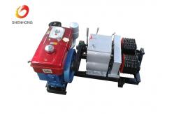 China 5T Double Capstan Cable Pulling Winch Machine Puller Hoist , Cable Winch Puller supplier