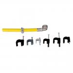 Thickened Plastic Cable Clips Pipe Clips Burr Free Versatility for sale