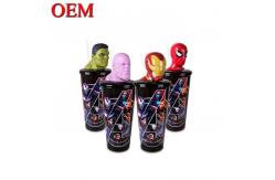 China Custom Your Own Plastic Cup 3D Mugs Custom PVC Toy Figure Cup supplier