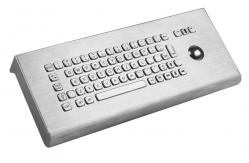 China IP65 vandal proof metal wall-mounted kiosk keyboard with optical trackball supplier