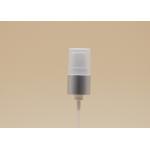18mm Fine Mist Sprayer Pump With Matt Silver Closure Clear Half Cap