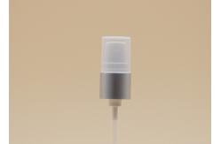 China 18mm Fine Mist Sprayer Pump With Matt Silver Closure Clear Half Cap supplier