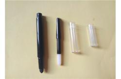 China Double Head ABS Auto Eyebrow Pencil Black With Sponge SGS Certification supplier