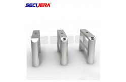 China Professional Face Recognition Security System Flap Turnstile Barrier Gate made in China supplier