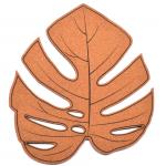Personalized  Decorative Cork Board Monstera Leaf Durable for sale