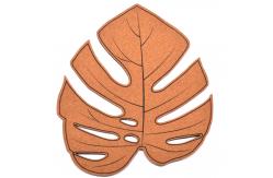 China Personalized  Decorative Cork Board Monstera Leaf Durable supplier