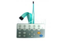 China Non Tactile Flat Membrane Button Panel 3M467 Membrane Switch Keyboard supplier
