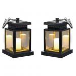 RoHS Decorative 2V LED Solar Landscape Light 20LM Solar Candle Lanterns For Party for sale